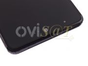 Pantalla service pack completa Super AMOLED negra con carcasa central para Samsung Galaxy Note 10 Lite, SM-N770